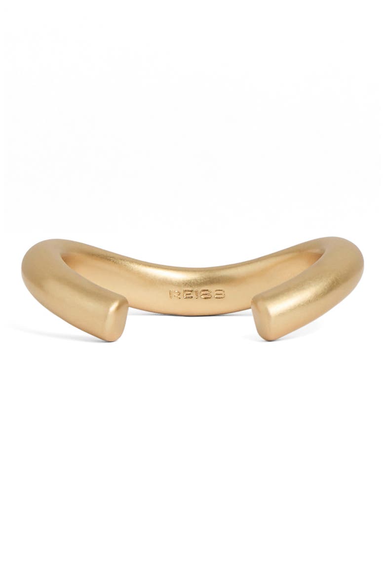 Freida Wave Cuff Bracelet, Alternate, color, GOLD TONE