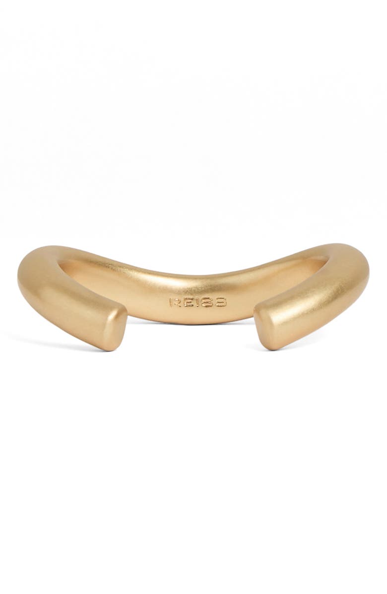 Reiss Freida Wave Cuff Bracelet, Alternate, color, Gold Tone