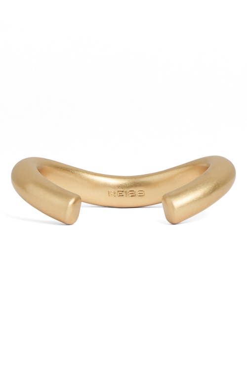Reiss Freida Wave Cuff Bracelet In Gold Tone