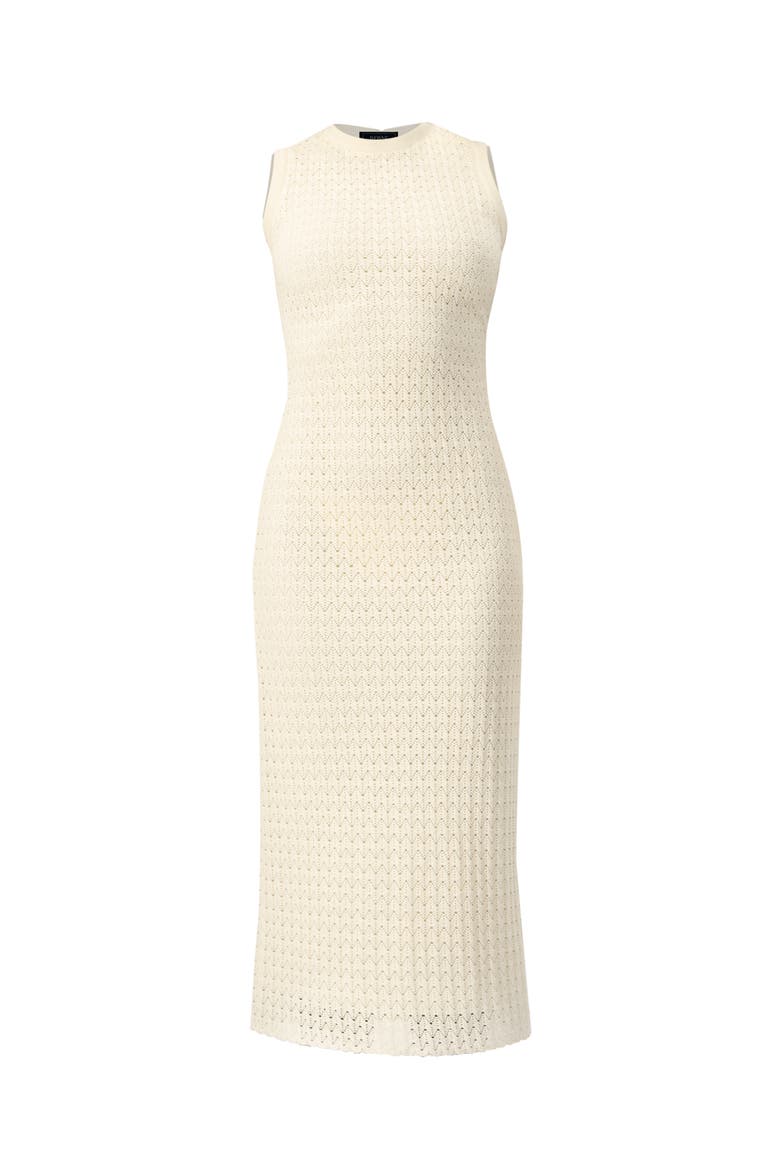 Sleeveless Knit Long Dress, Alternate, color, Natural