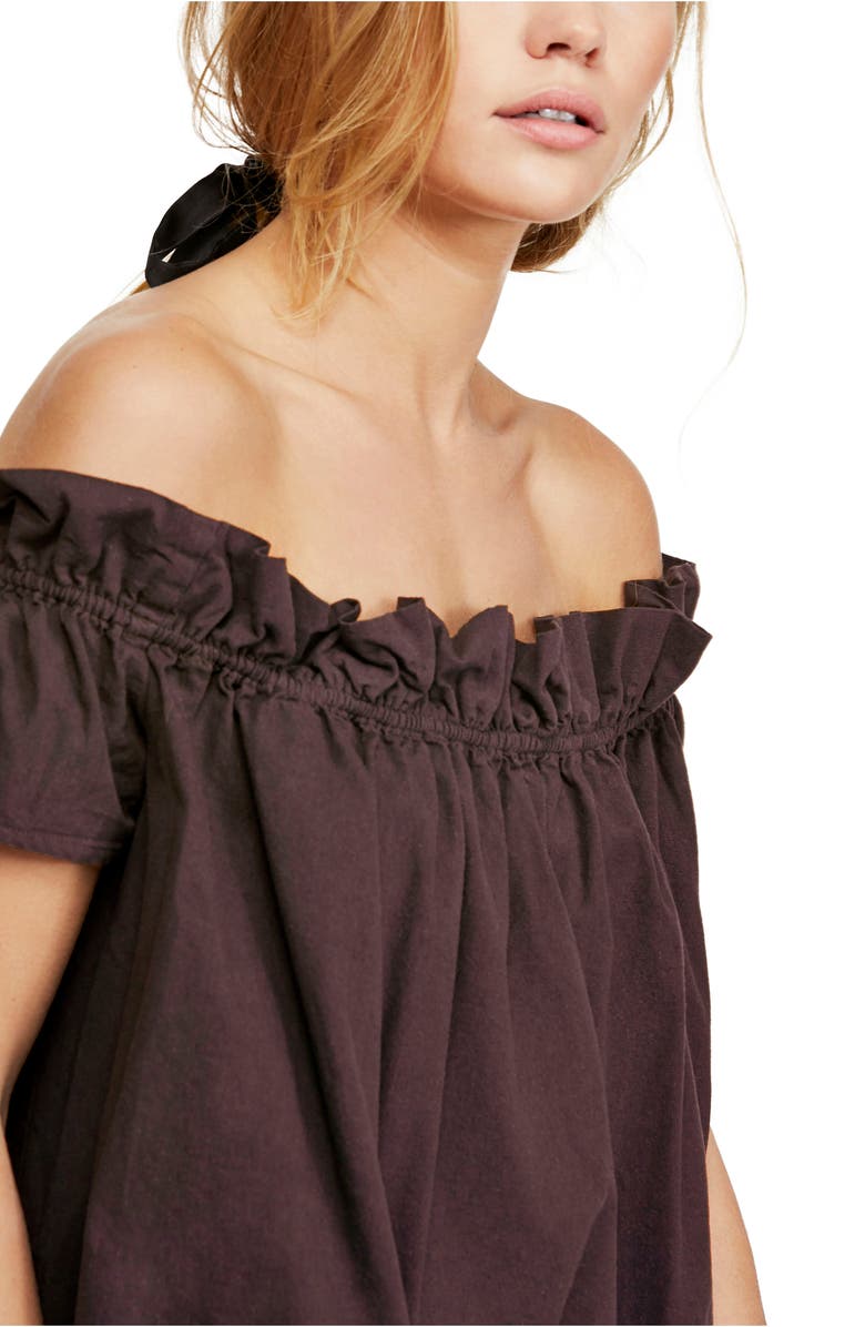 Free People Sophie Off the Shoulder Minidress, Alternate, color, 