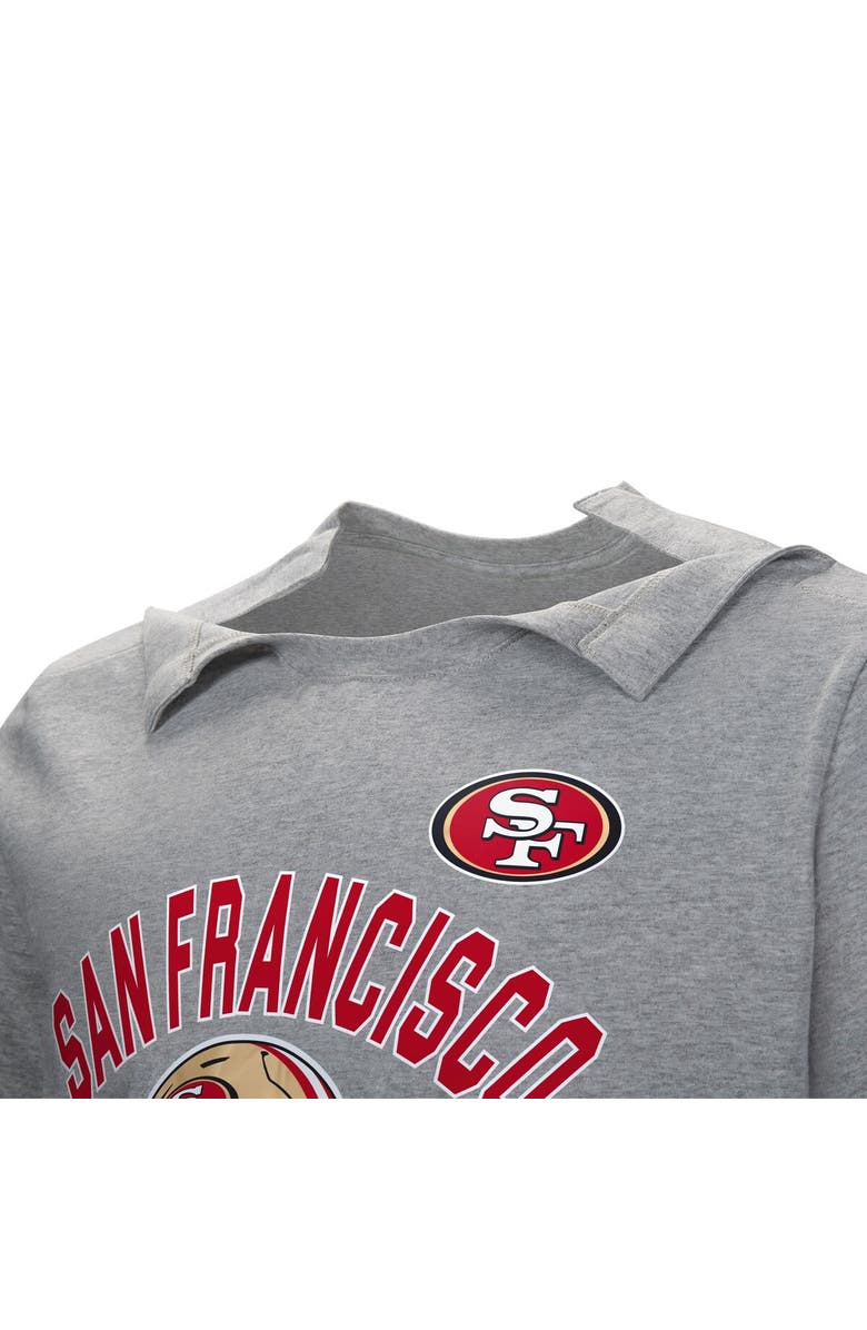 NFL Men's Gray San Francisco 49ers Tackle Adaptive T-Shirt, Alternate, color,