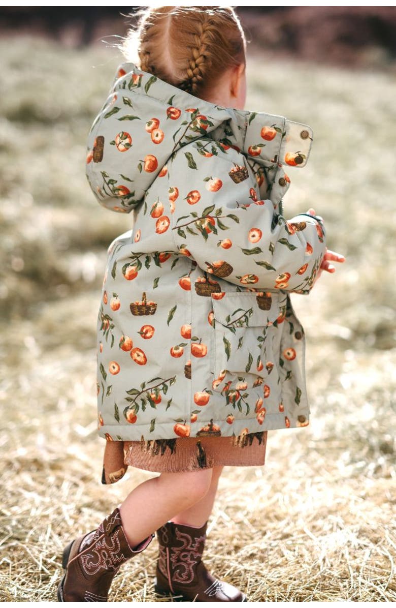 Milkbarn Three in One Jacket, Alternate, color, Apple Orchard