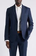 Nordstrom Henrik Trim Fit Solid Italian Linen Suit Separate Jacket