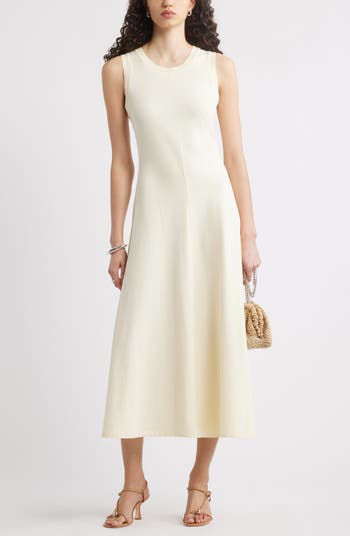 Nordstrom Sleeveless Cotton Blend Dress | Nordstrom