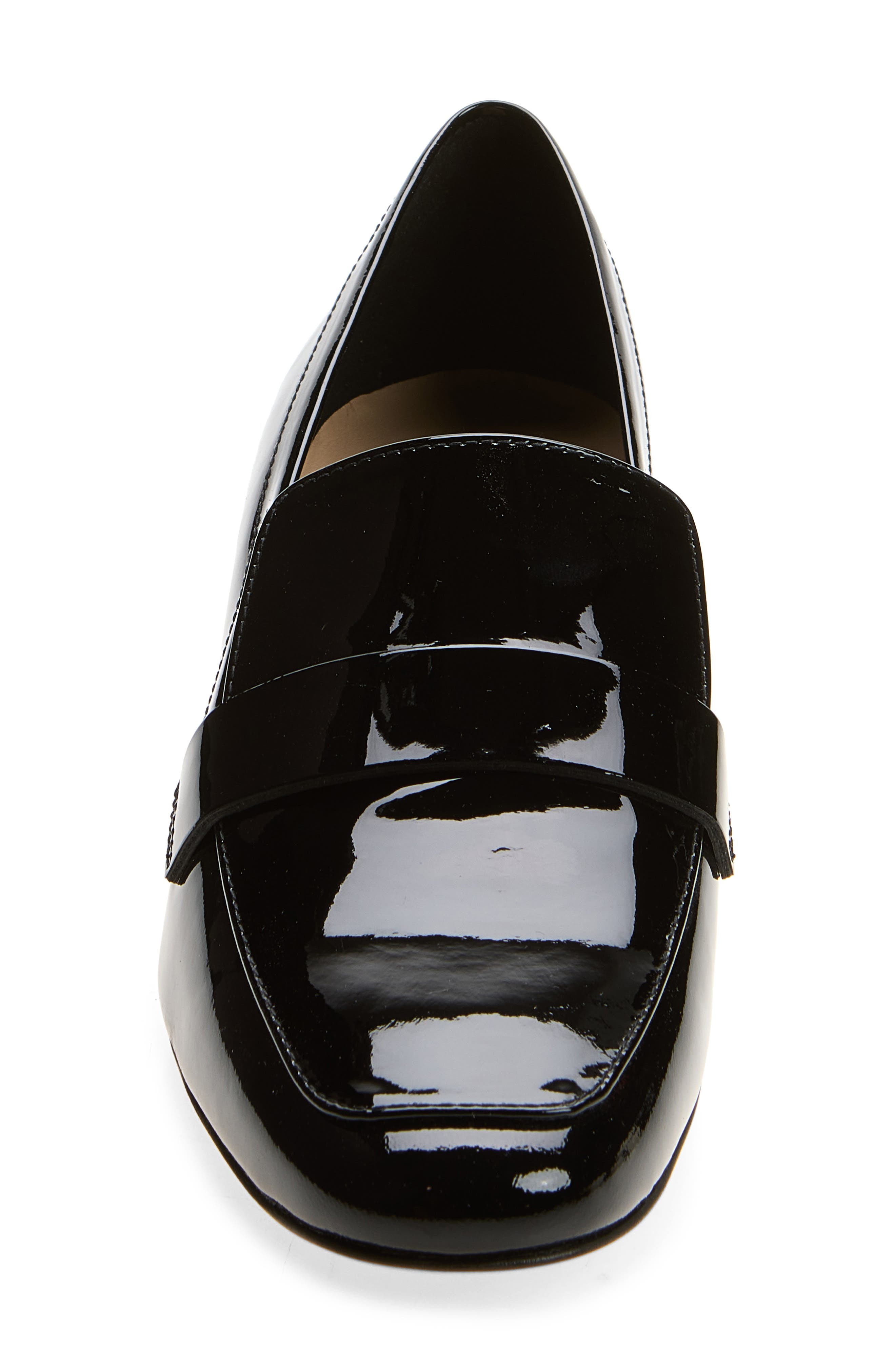 Wylie Patent Leather Loafer, Alternate, color, BLACK