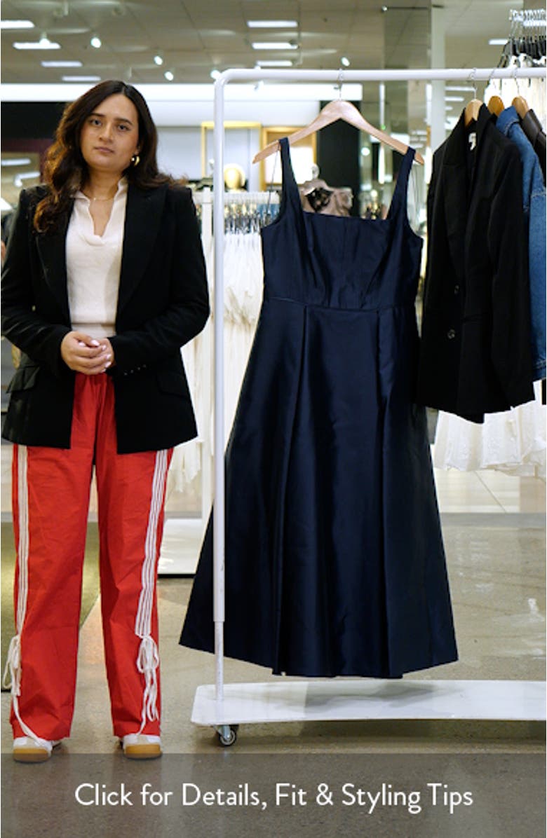 Mikado A-Line Cocktail Dress, sales video thumbnail