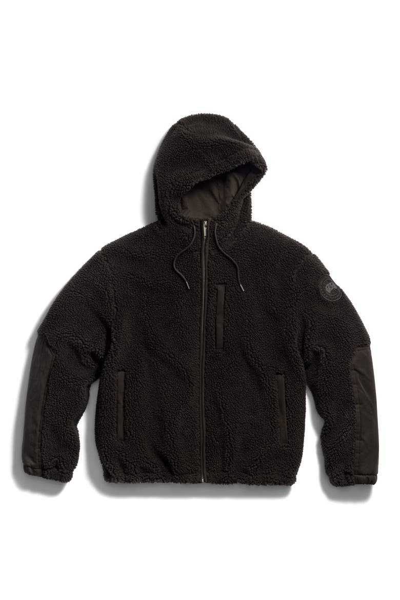 Harrier Fleece Full Zip Hoodie, Main, color, ARABICA-ARABICA