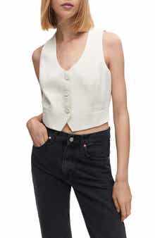 MANGO Crop Vest