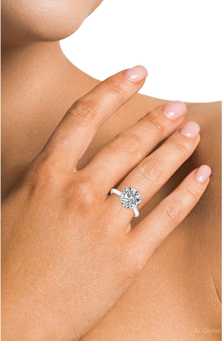 Bliss Diamond Certified 5Ct Solitaire Diamond Engagement Ring 14k Gold Lab Grown, Alternate, color, 