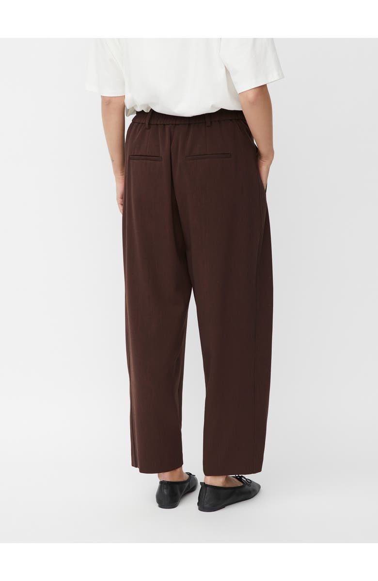 Masai Copenhagen MaPunna High Waisted Cropped Pants, Alternate, color, Sh. Chocolate