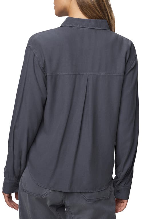 Splendid Joanne Button-up Shirt In Gray
