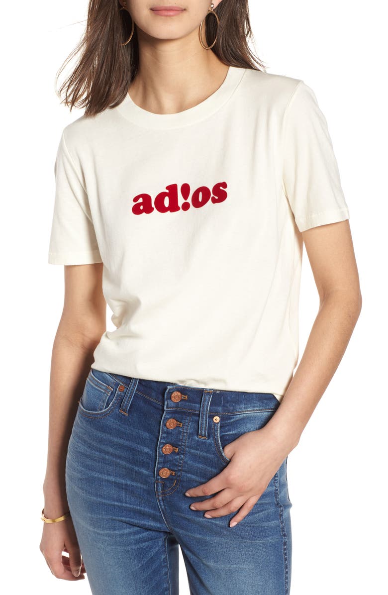 Madewell Adios Tee, Main, color, 