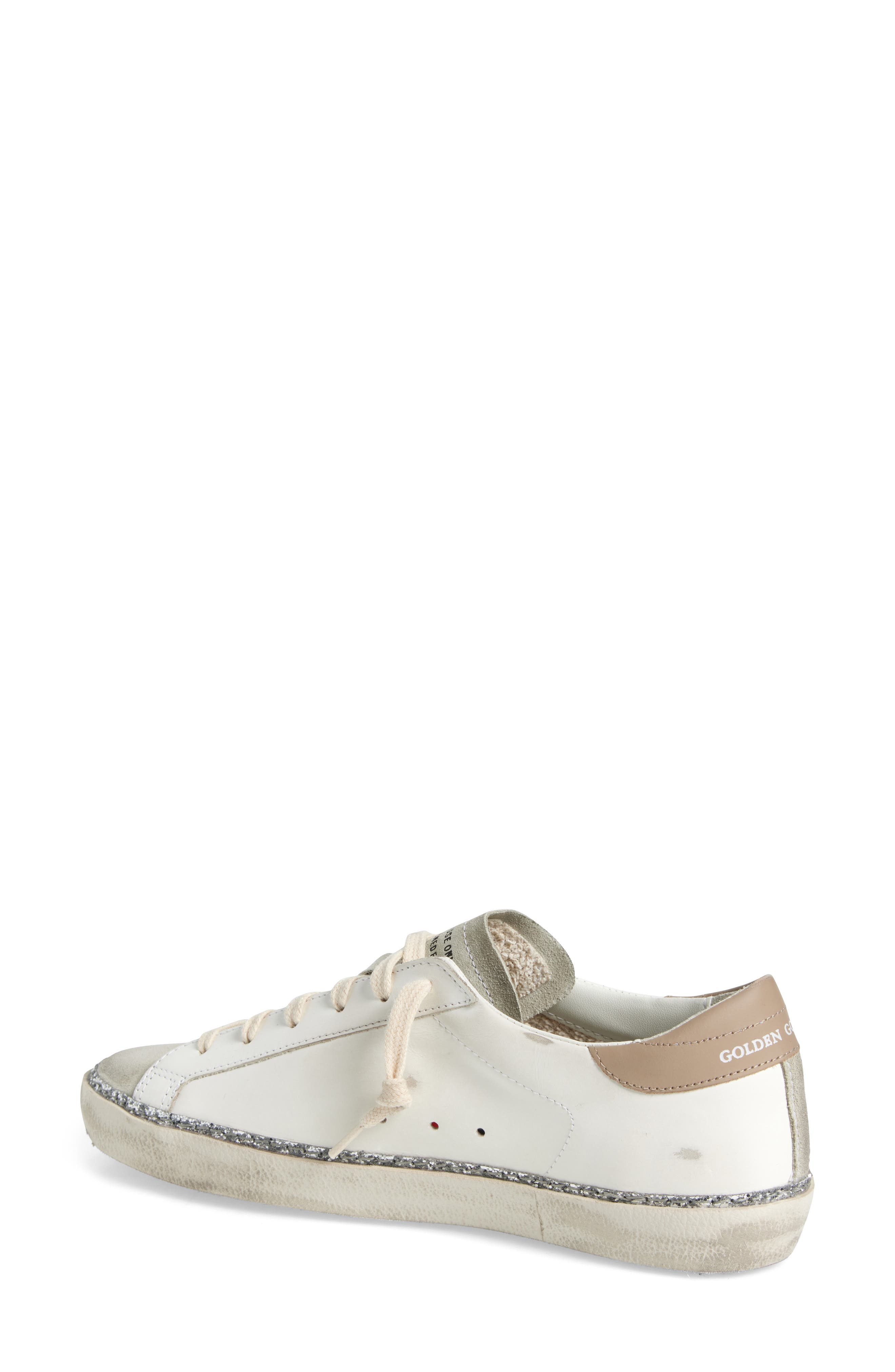 Golden Goose Super-Star Skate Sneaker, Alternate, color, White/ Ice/ Silver/ Beige