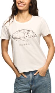 Lucky Brand Too Cozy To Care Crewneck T-Shirt