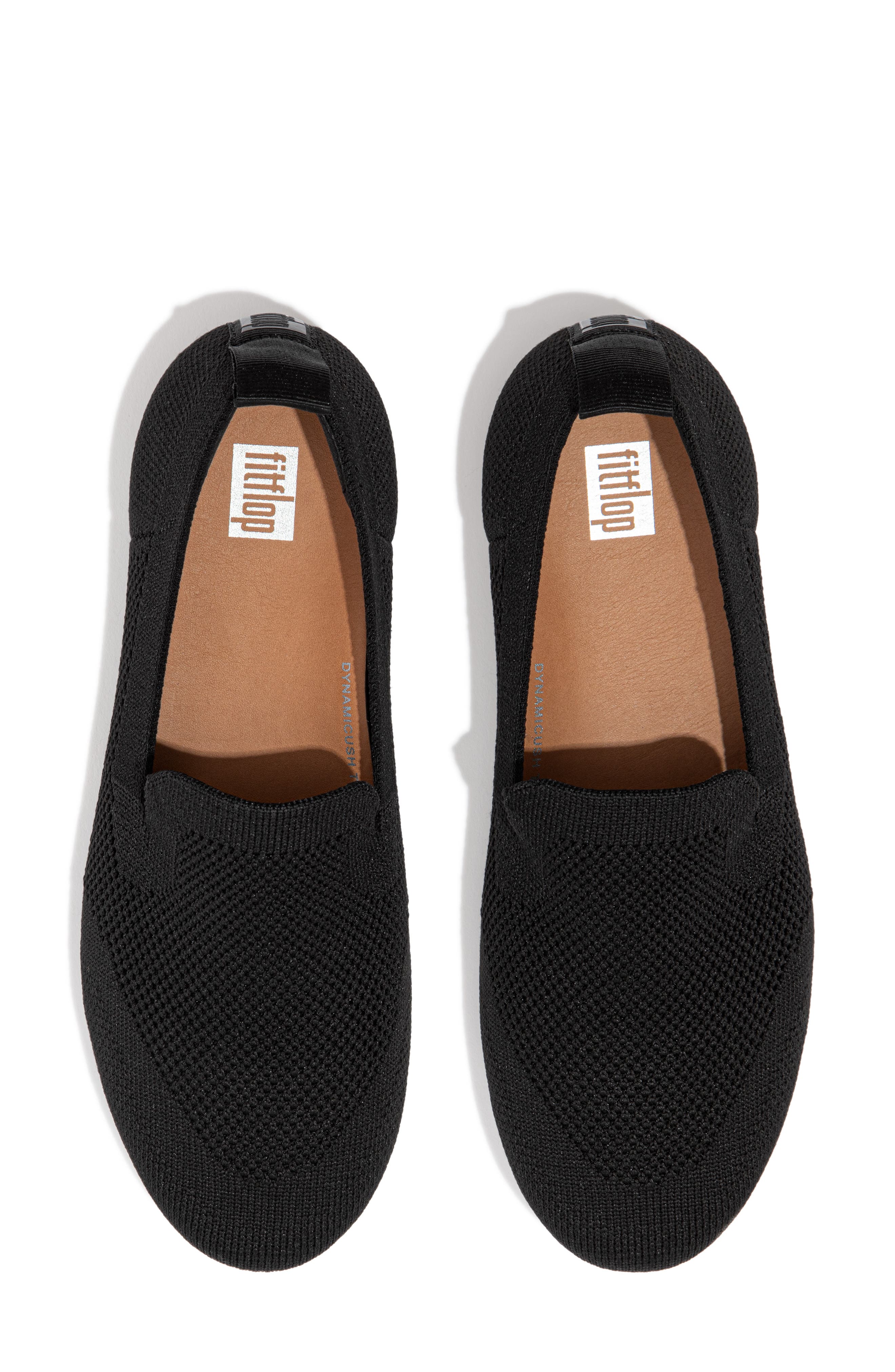 FitFlop Allegro Knit Loafer, Alternate, color, All Black