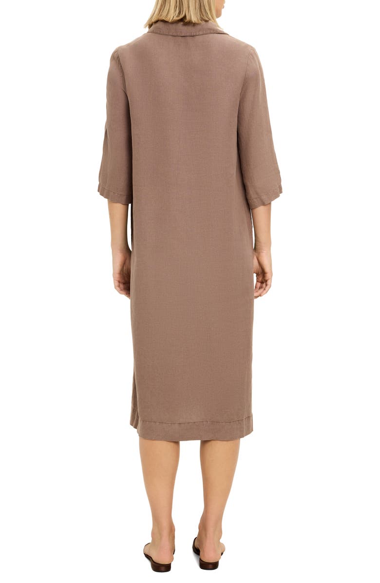 Michael Stars Briony Midi Shirtdress, Alternate, color, Quicksand