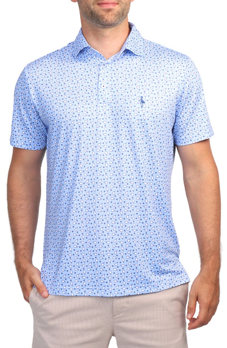 TailorByrd Pickleball Print Performance Polo, Main, color, 