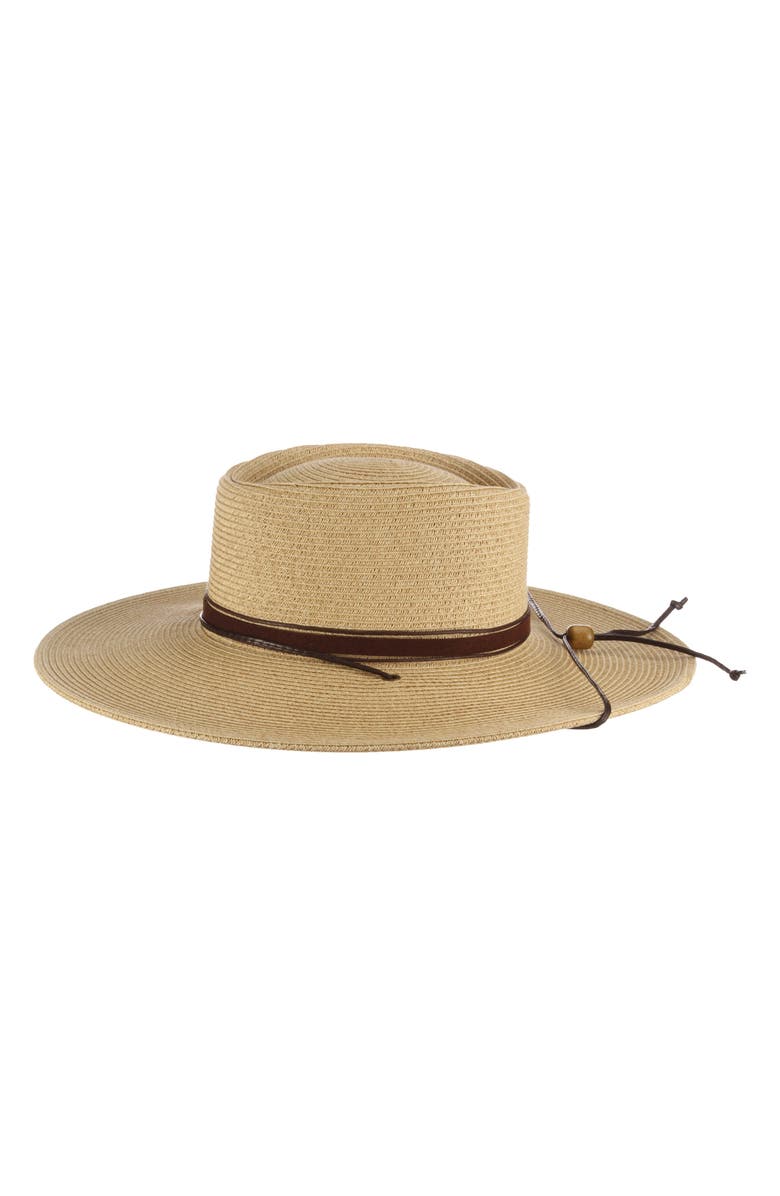 Scala Cord UPF 50+ Straw Hat, Alternate, color, 