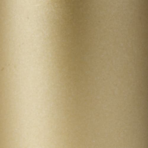 Tag Gold Metallic Pillar Candle Unscented Long Burning Home Decor In Gold