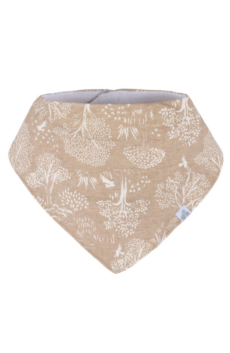 Just Born Bandana Bibs 4-Pack Blues, Alternate, color, Tan