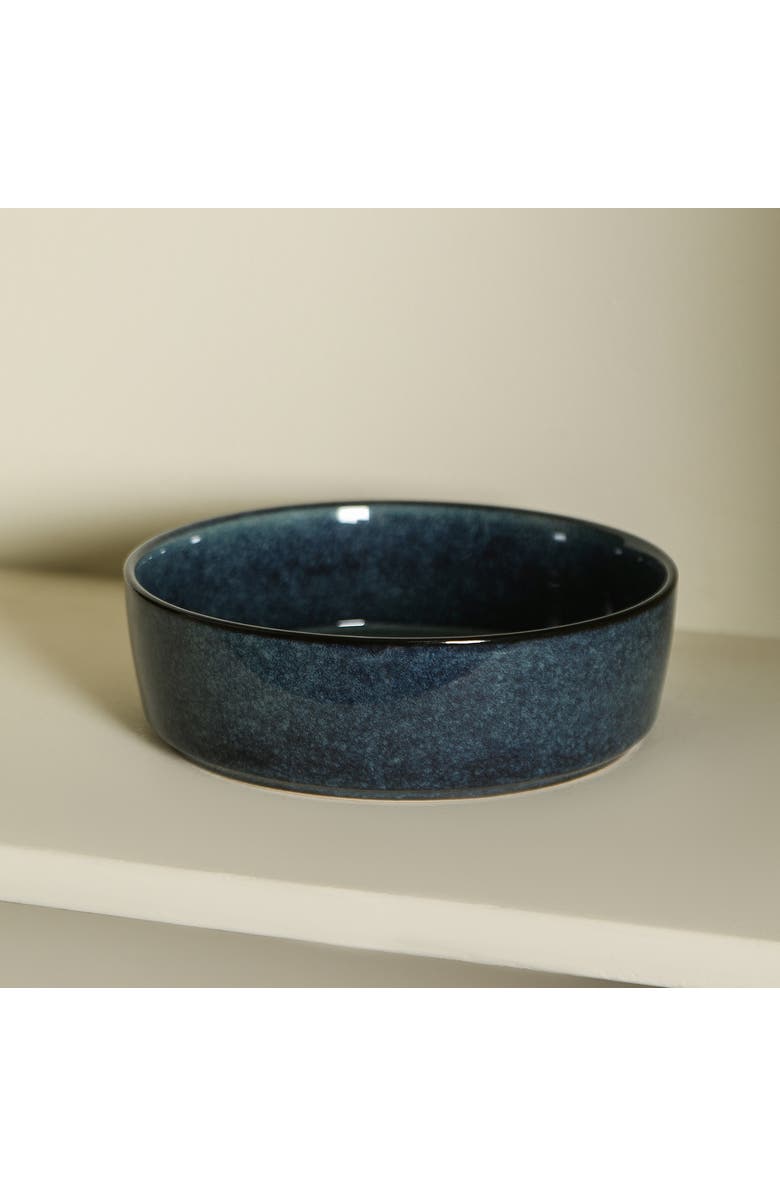 Stone Lain Eden Stoneware 4-Piece Pasta Bowl Set, Alternate, color, Dark Blue