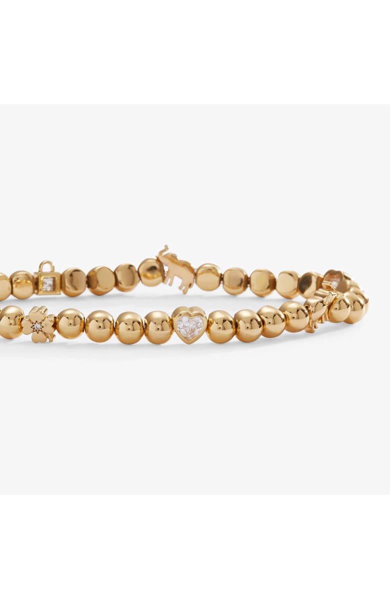 Alex and Ani Love Luck Stretch Bracelet, Alternate, color,