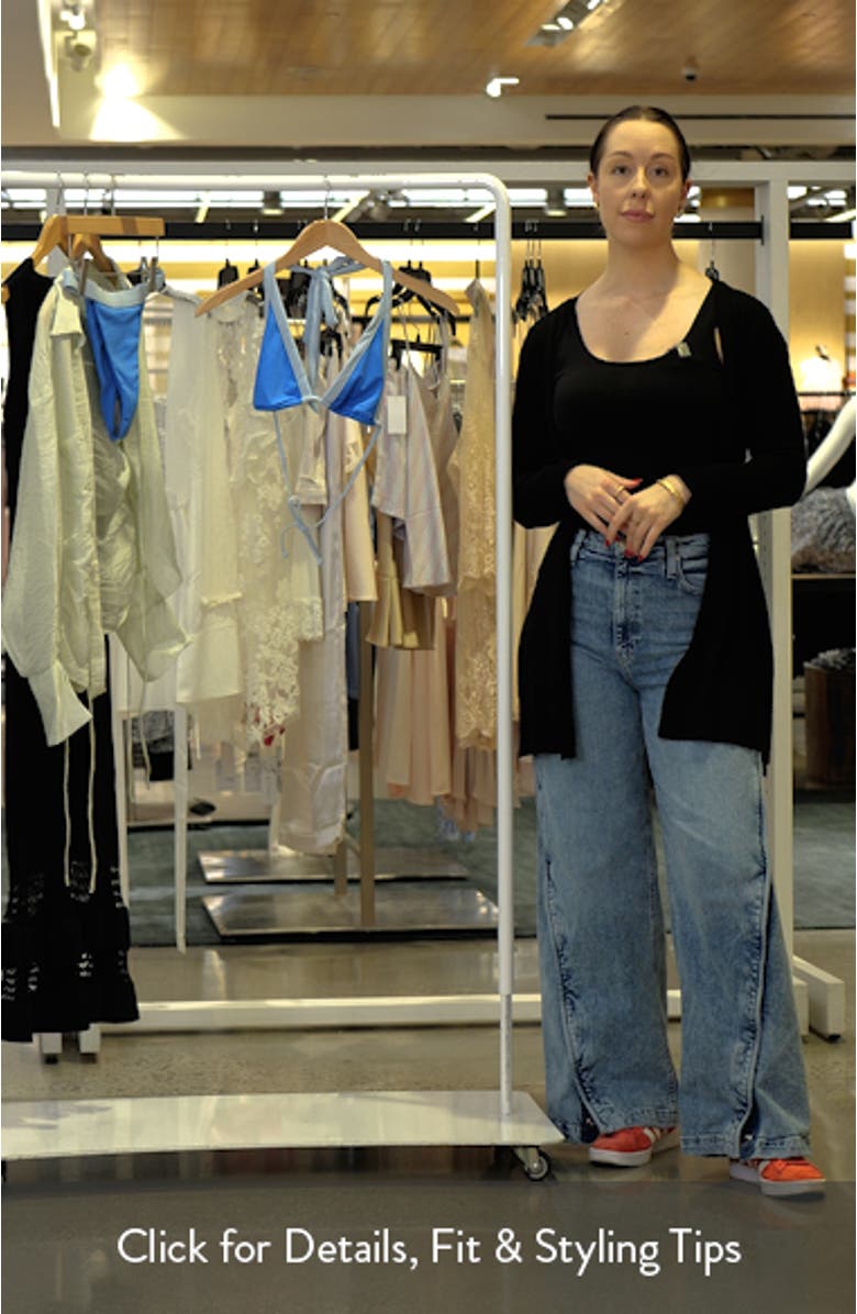 Contrast Halter Triangle Swim Top, sales video thumbnail