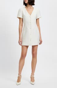 French Connection Taffeta Structured Minidress