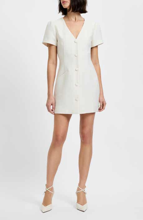 Taffeta Structured Minidress