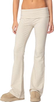 EDIKTED Kaeli Stripe Flare Pants