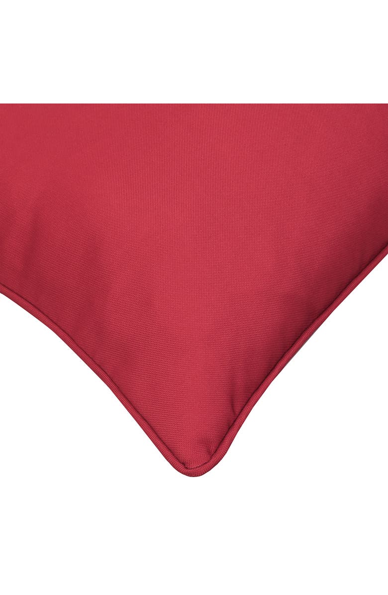 Outdoor Decor by Commonwealth Solid Patio Throw Pillow, Alternate, color,