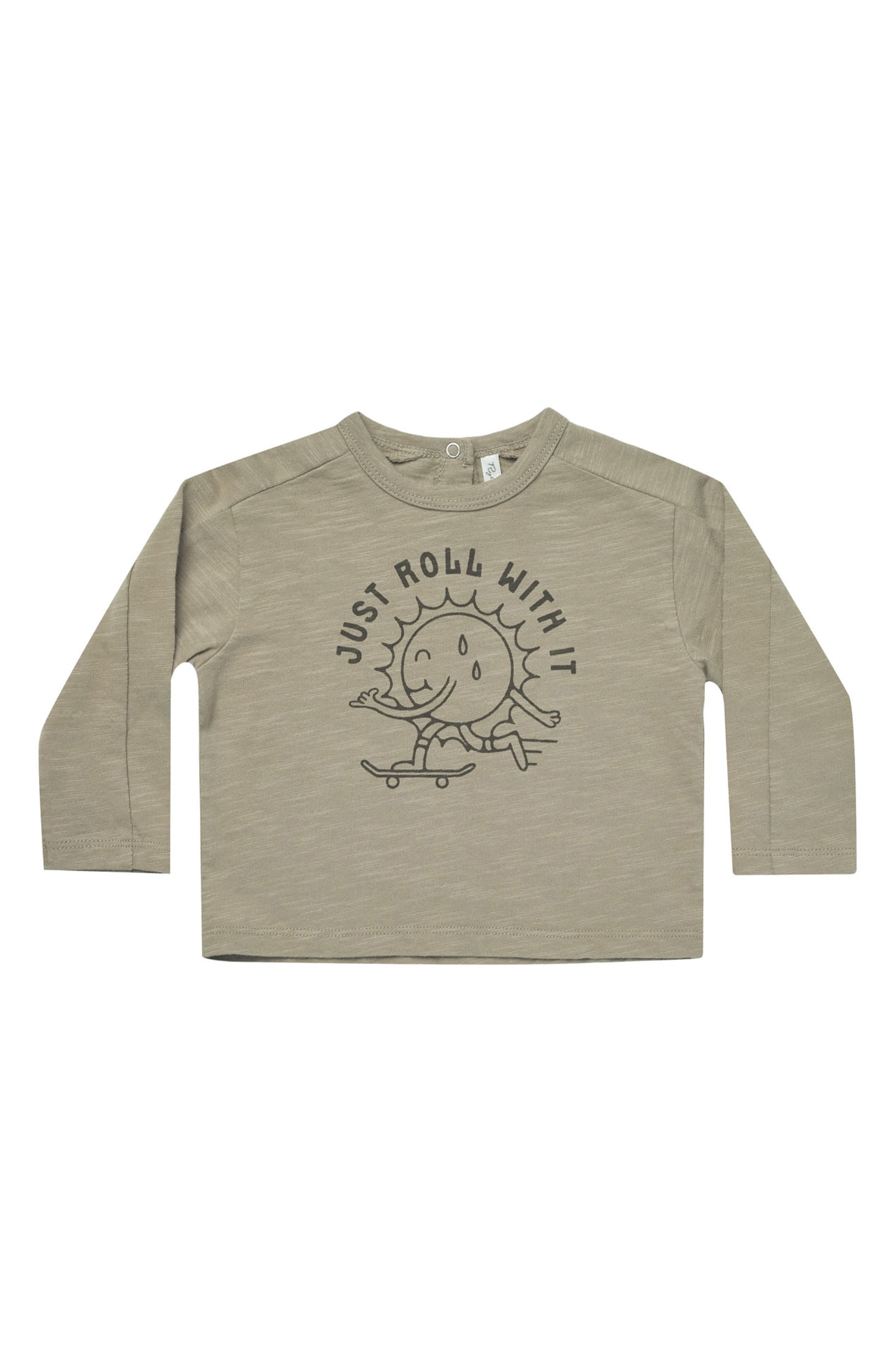 Rylee + Cru Just Roll With It Long Sleeve T-Shirt