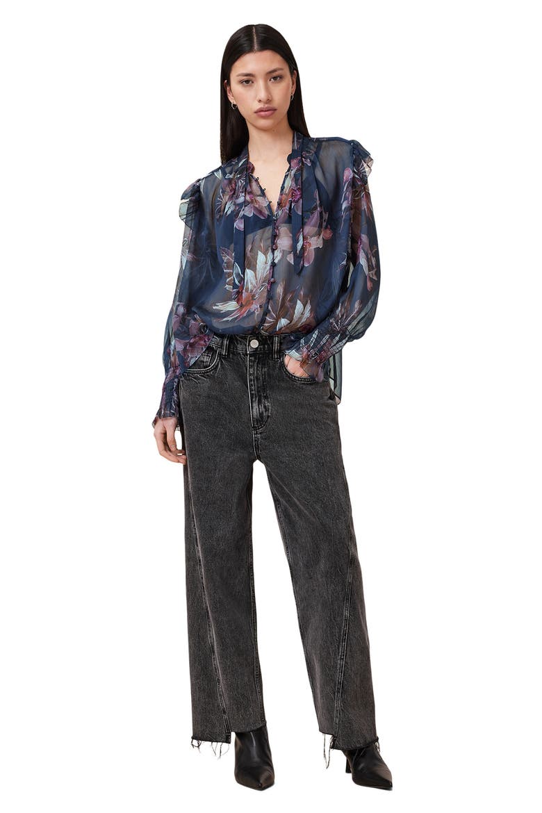Lara Shirt, Alternate, color, ADENA DEEP BLUE