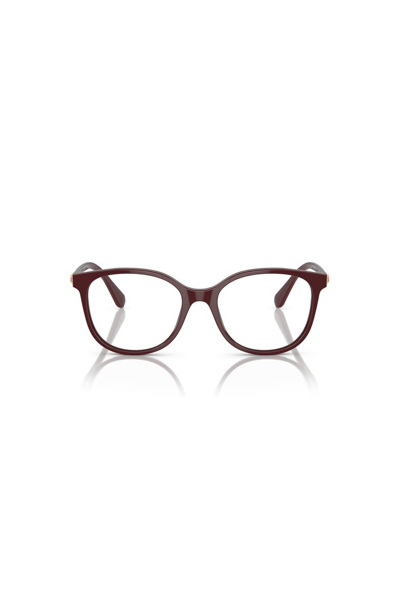 51mm Square optical glasses, Alternate, color, Red