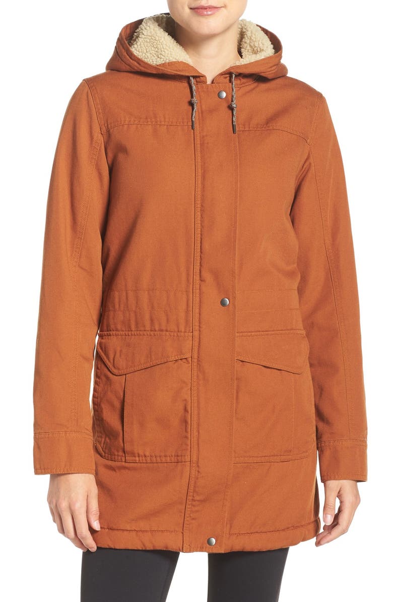 Patagonia 'Prairie Dawn' Canvas Parka, Main, color, 