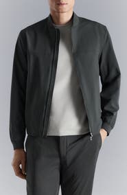 MANGO Water Repellent Bomber Jacket