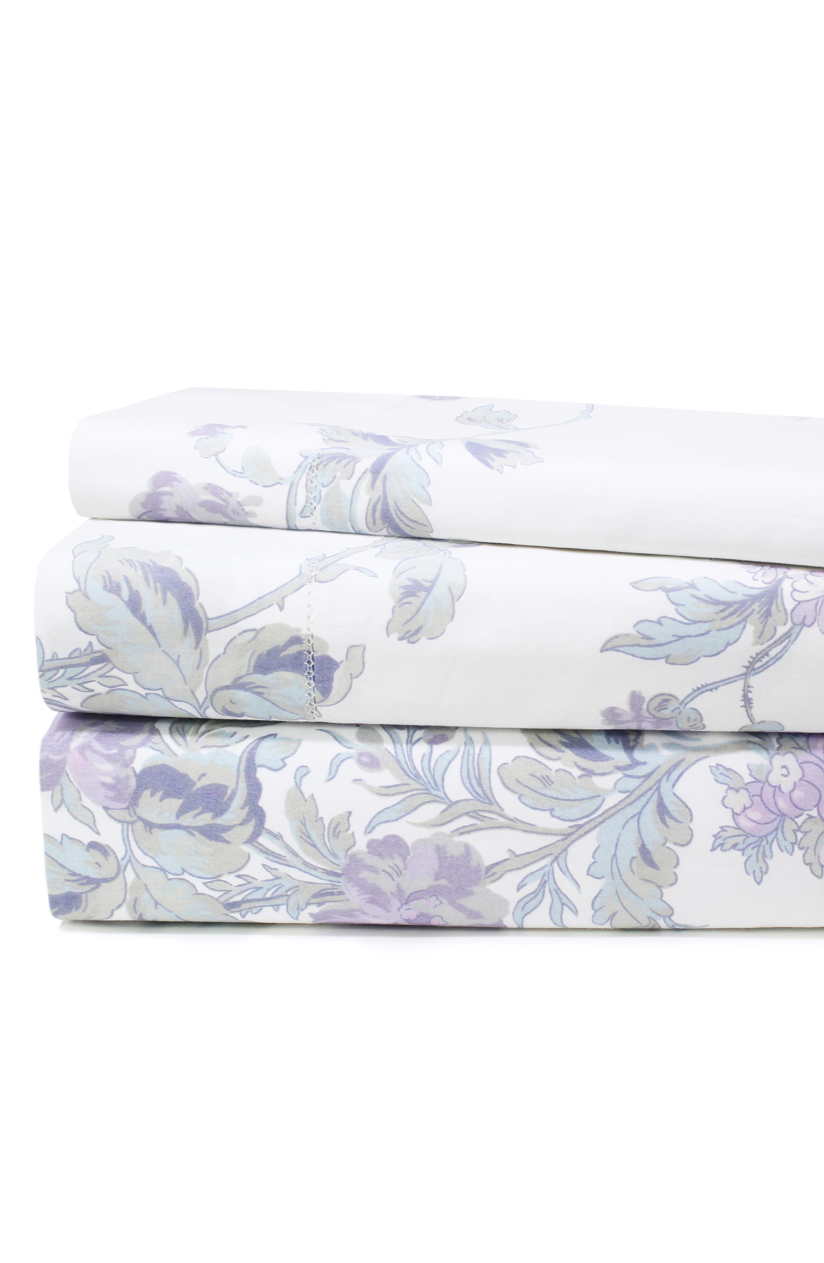 MELANGE HOME Rose 200 Thread Count Percale Cotton Sheet Set