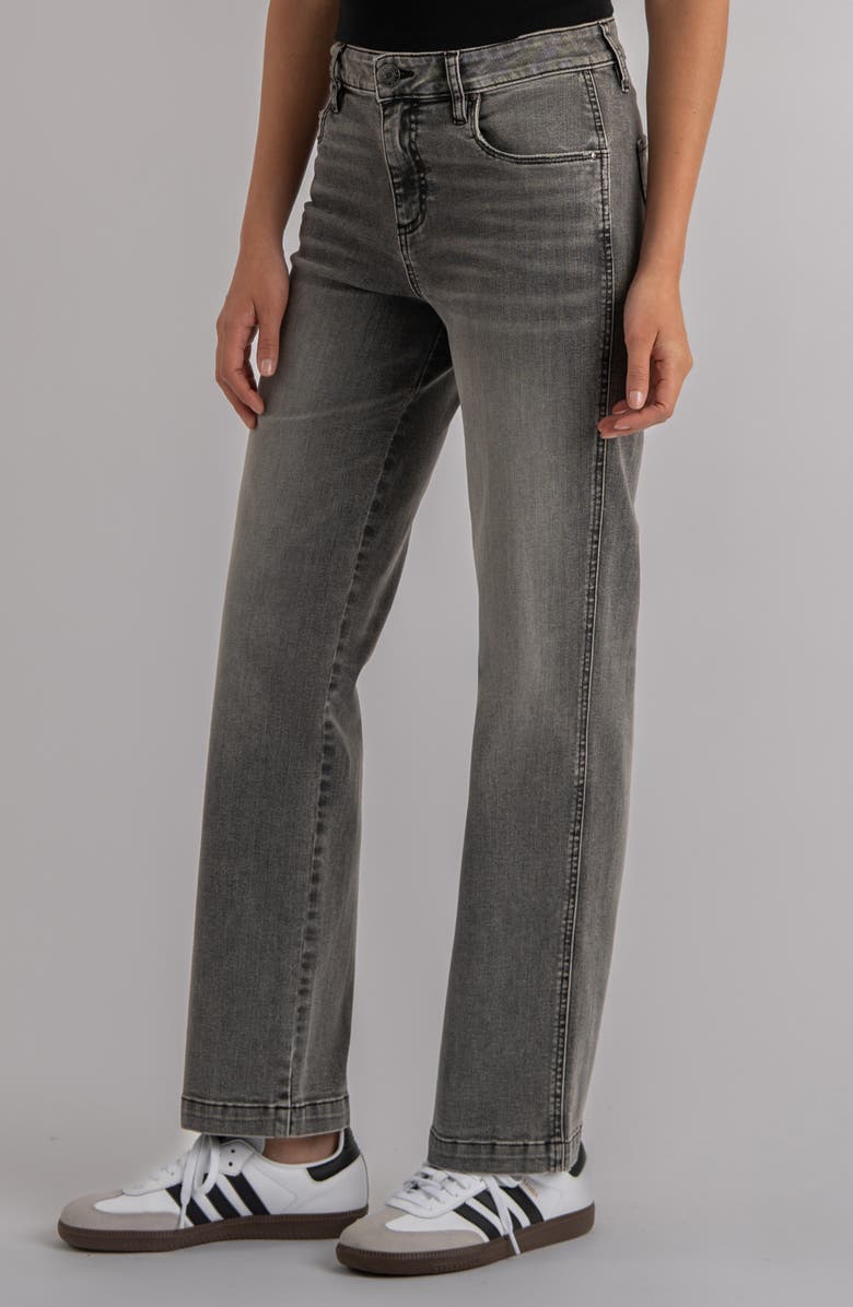 KUT from the Kloth Pattie High Waist Straight Leg Jeans, Alternate, color, Acquainted