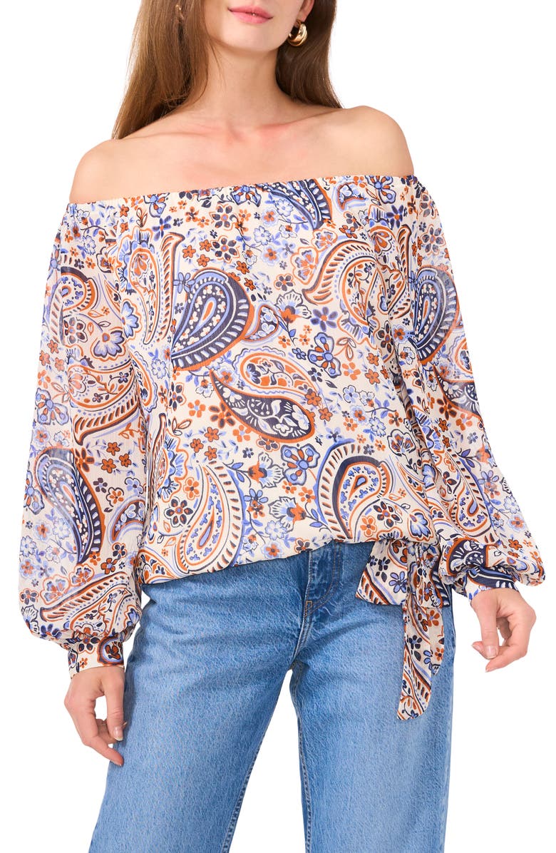 CeCe Off the Shoulder Top, Main, color, 