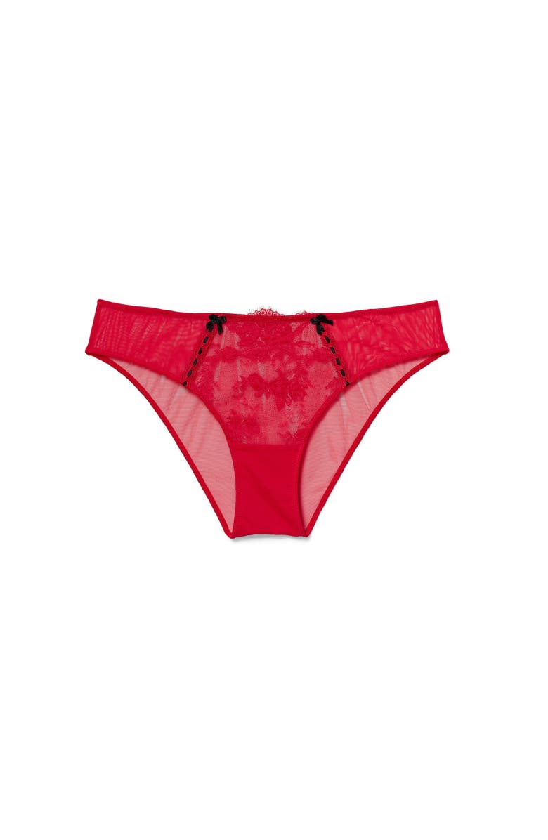 Adore Me Yara Bikini Panties, Main, color, Dark Red