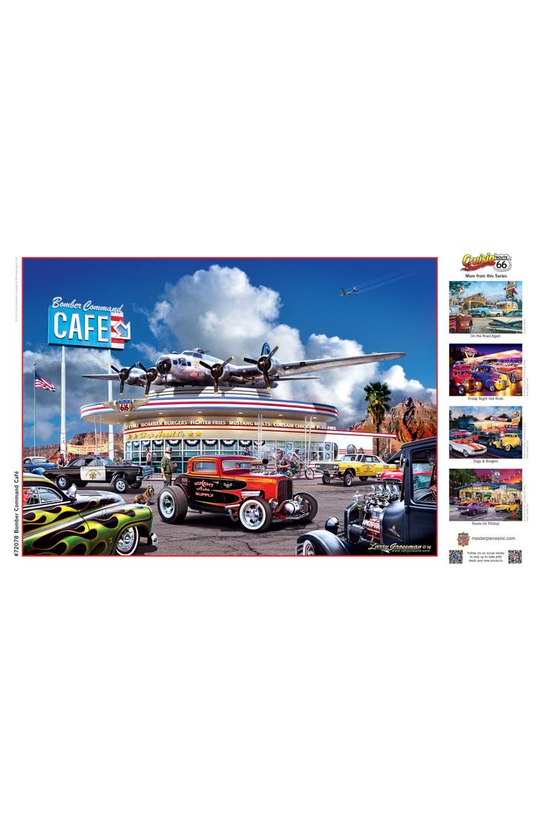 Bomber Command Cafe 1000 Piece Puzzle, Alternate, color, Multicolor