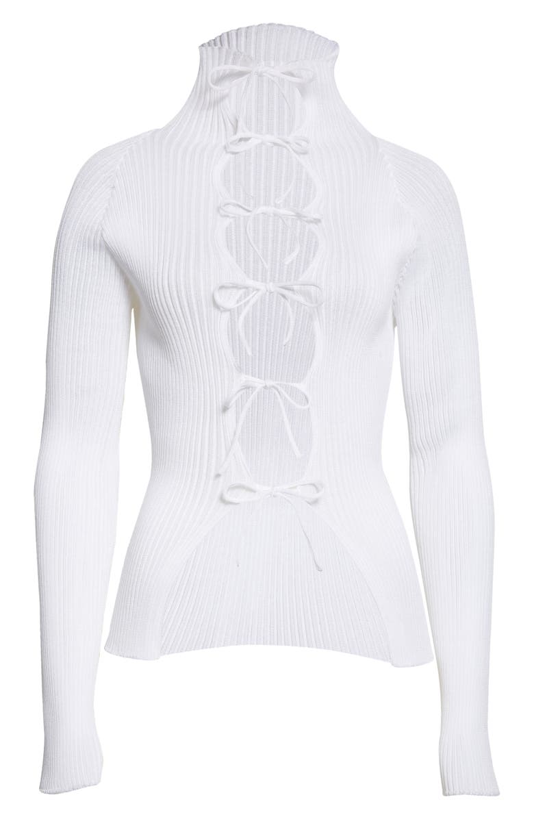 A. Roege Hove Emma Ribbed Cotton Blend Cardigan, Alternate, color,