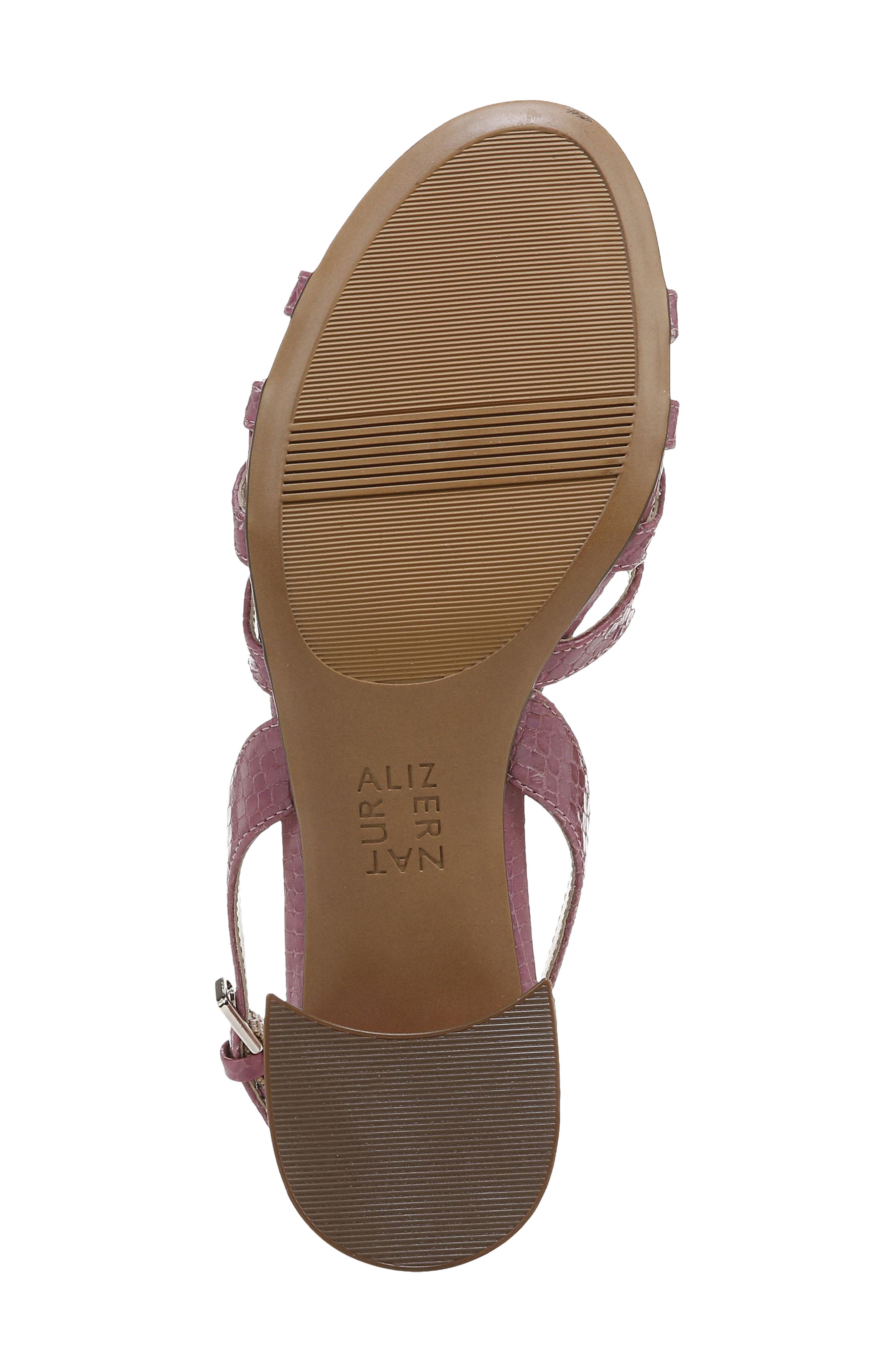 Jolee Strappy Slingback Sandal, Alternate, color, PLUM SNAKE PATTERN SYNTHETIC