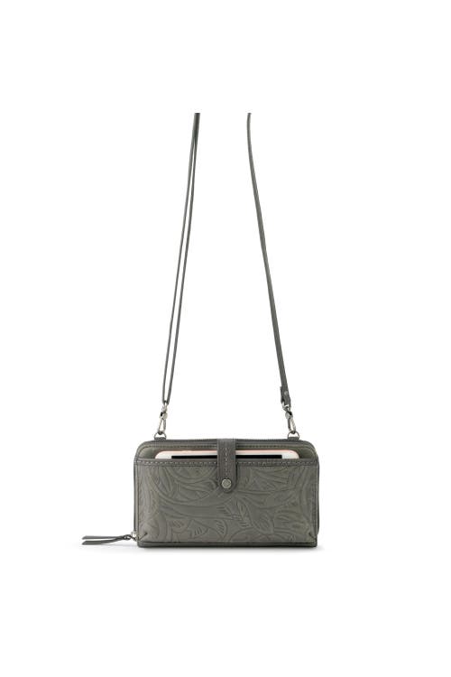 The Sak Iris Smartphone Crossbody In Slate Leaf
