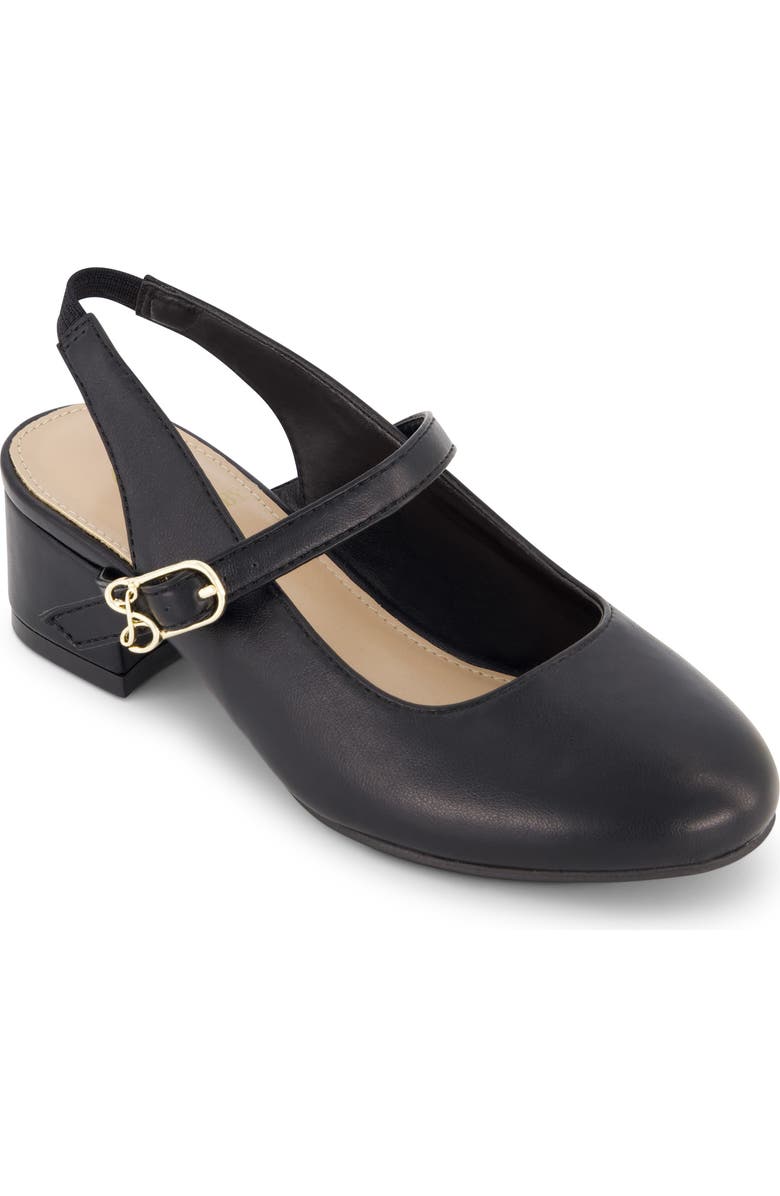 SAM & LIBBY Kids' Bianca Grace Slingback Pump, Main, color, Black