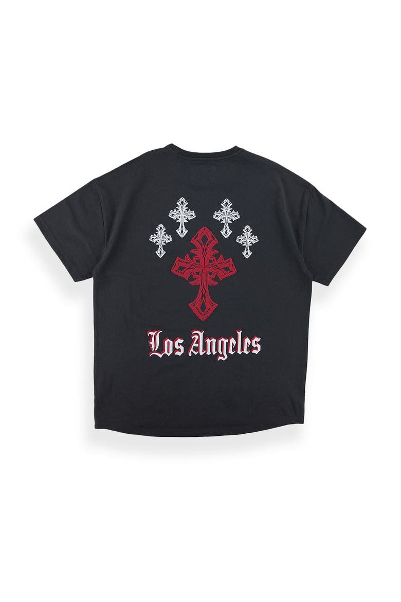 Luther T-shirt, Alternate, color, Black Oyster/ Cross Angeles