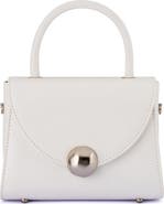 Olga Berg Hux Top Handle Faux Leather Bag