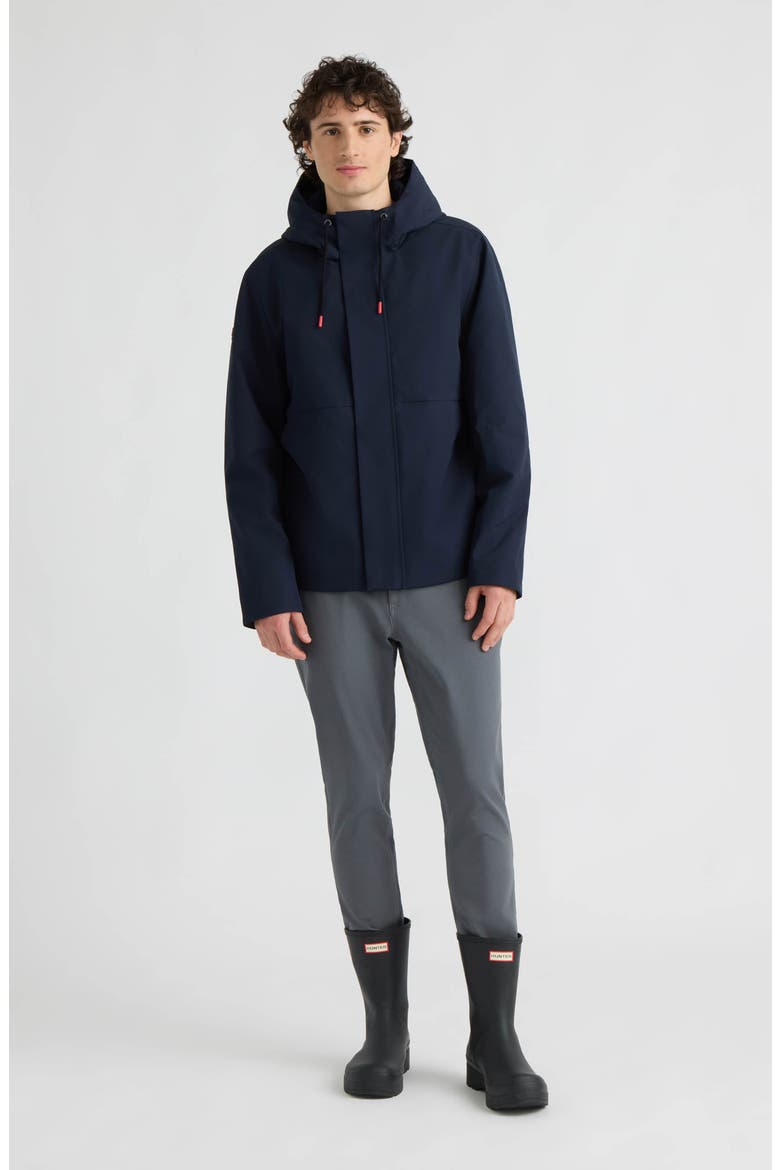 Clifton Water Resistant Hooded Jacket, Alternate, color, SALUTE NAVY