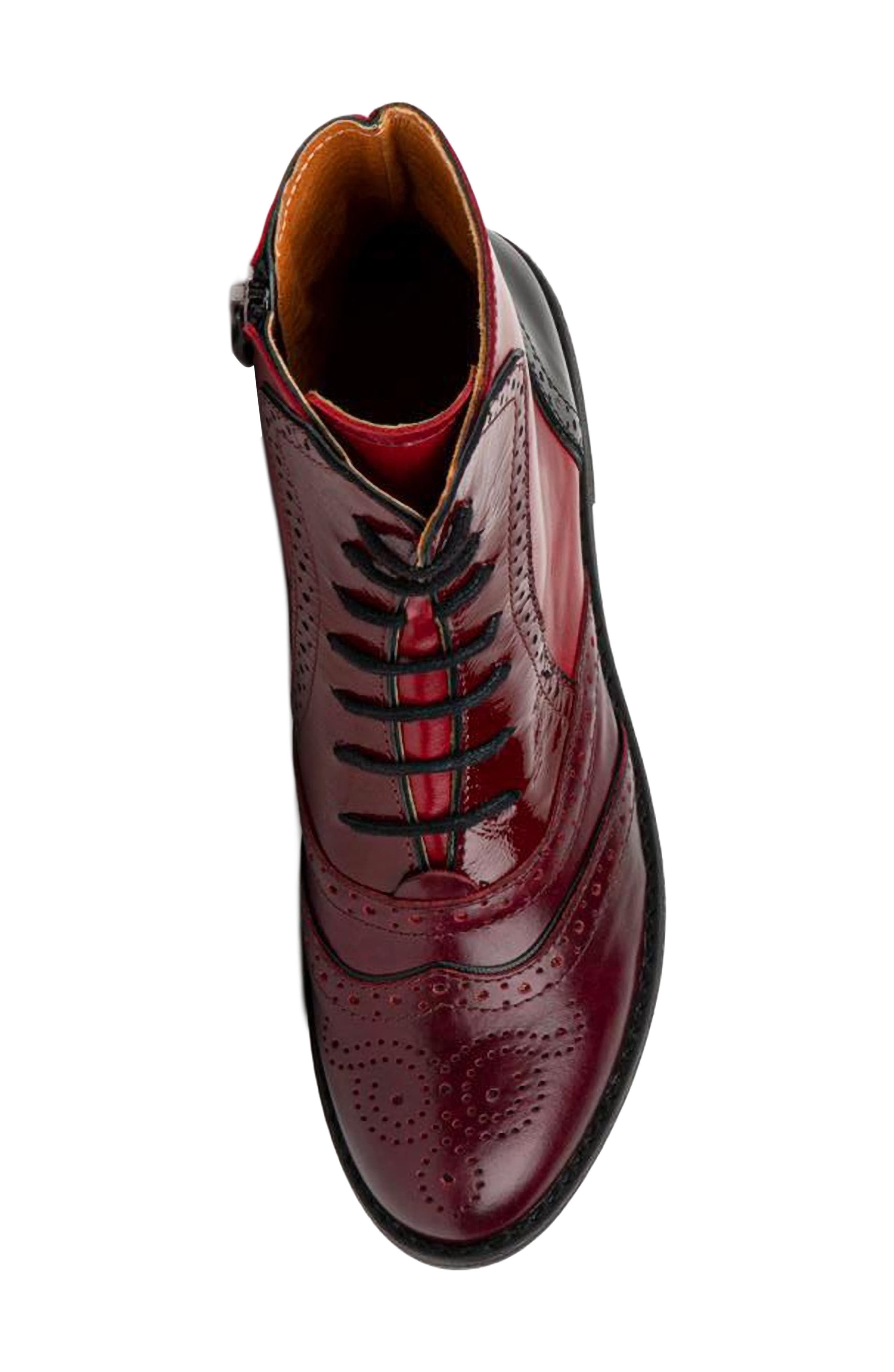 Brick Lane Water Resistant Ankle Boot, Alternate, color, RED